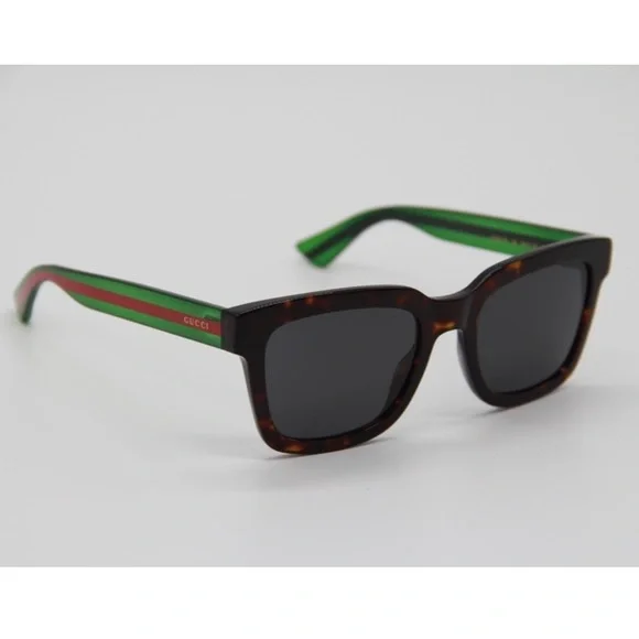 NEW GG0001SN 003 UNISEX SUNGLASSES GUCCI GG0001SN HAVANA GREEN - Picture 9 of 13
